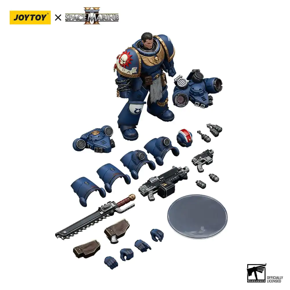 Warhammer 40,000: Space Marine 2 Akční figurka Ultramarines Lieutenant Titus Collectors Edition 13 cm fotografii produktu