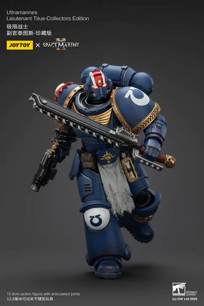 Warhammer 40,000: Space Marine 2 Akční figurka Ultramarines Lieutenant Titus Collectors Edition 13 cm fotografii produktu