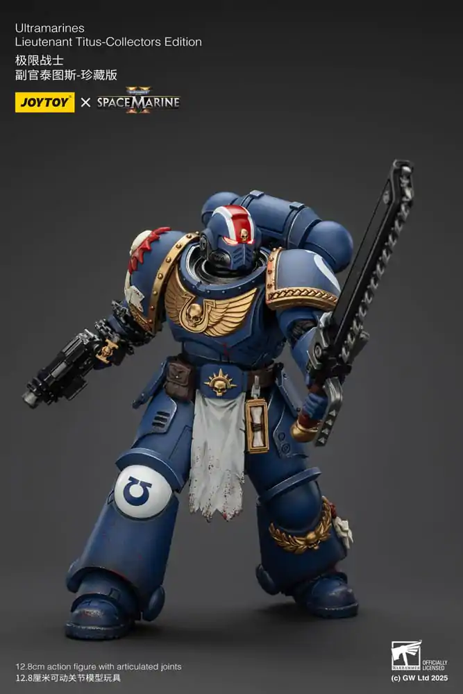 Warhammer 40,000: Space Marine 2 Akční figurka Ultramarines Lieutenant Titus Collectors Edition 13 cm fotografii produktu