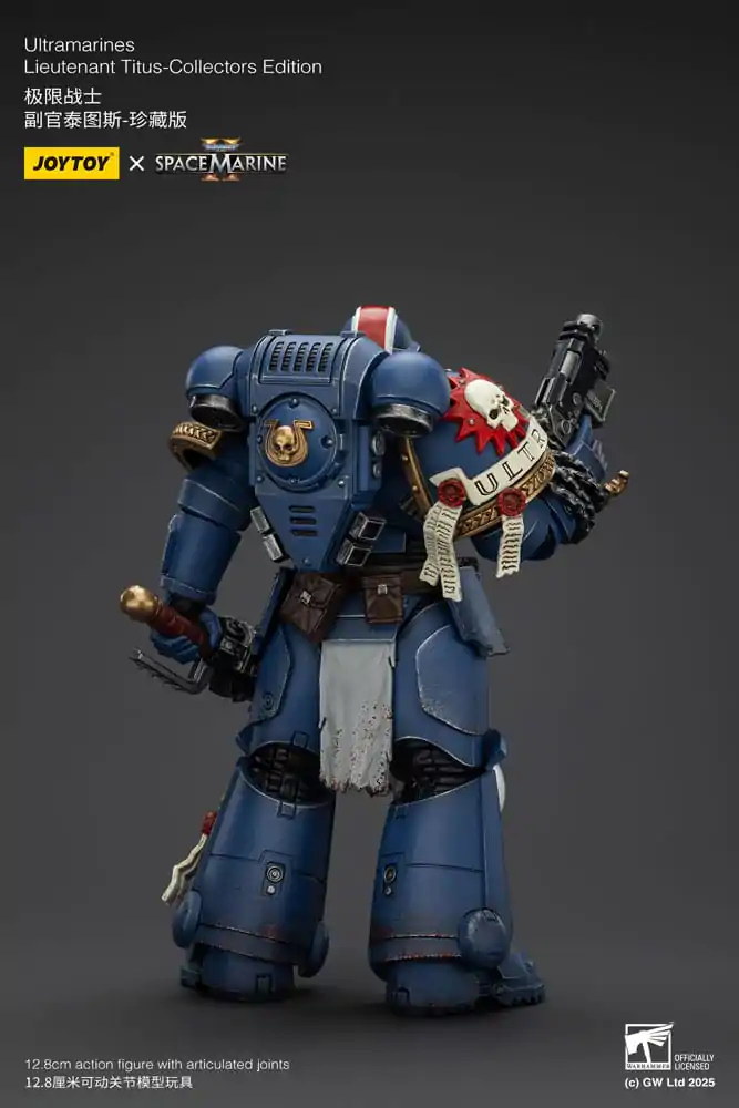Warhammer 40,000: Space Marine 2 Akční figurka Ultramarines Lieutenant Titus Collectors Edition 13 cm fotografii produktu