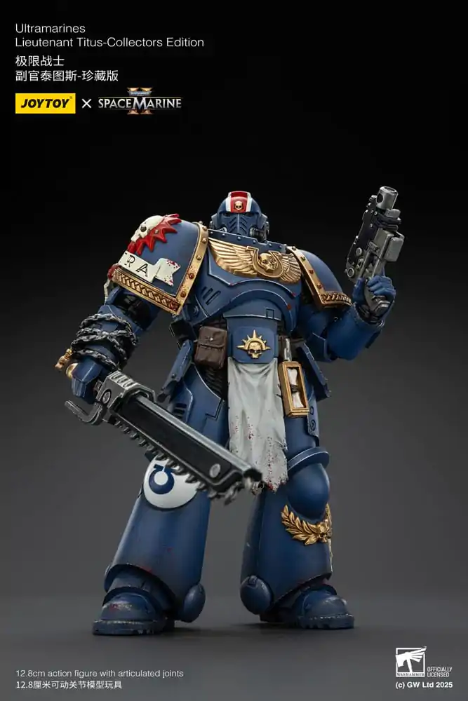 Warhammer 40,000: Space Marine 2 Akční figurka Ultramarines Lieutenant Titus Collectors Edition 13 cm fotografii produktu