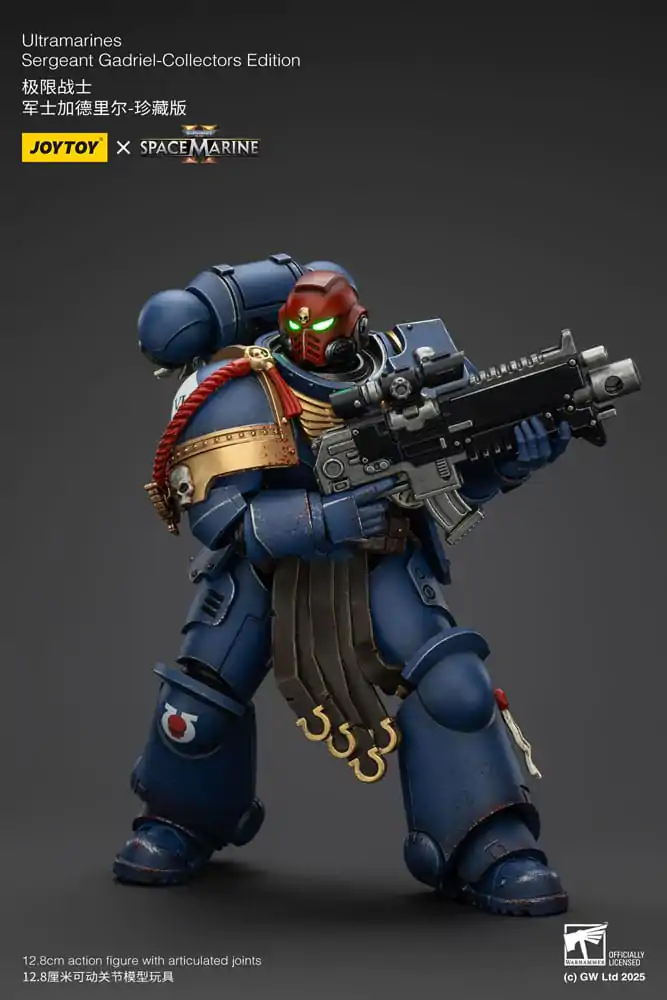 Warhammer 40,000: Space Marine 2 Akční figurka Ultramarines Sergeant Gadriel Collectors Edition 13 cm fotografii produktu