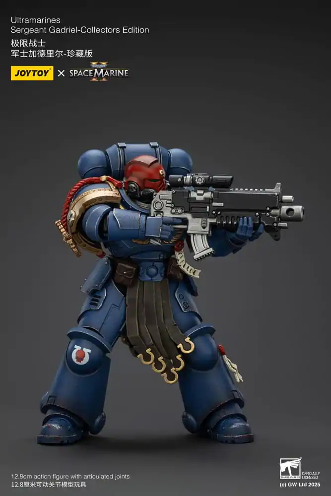 Warhammer 40,000: Space Marine 2 Akční figurka Ultramarines Sergeant Gadriel Collectors Edition 13 cm fotografii produktu