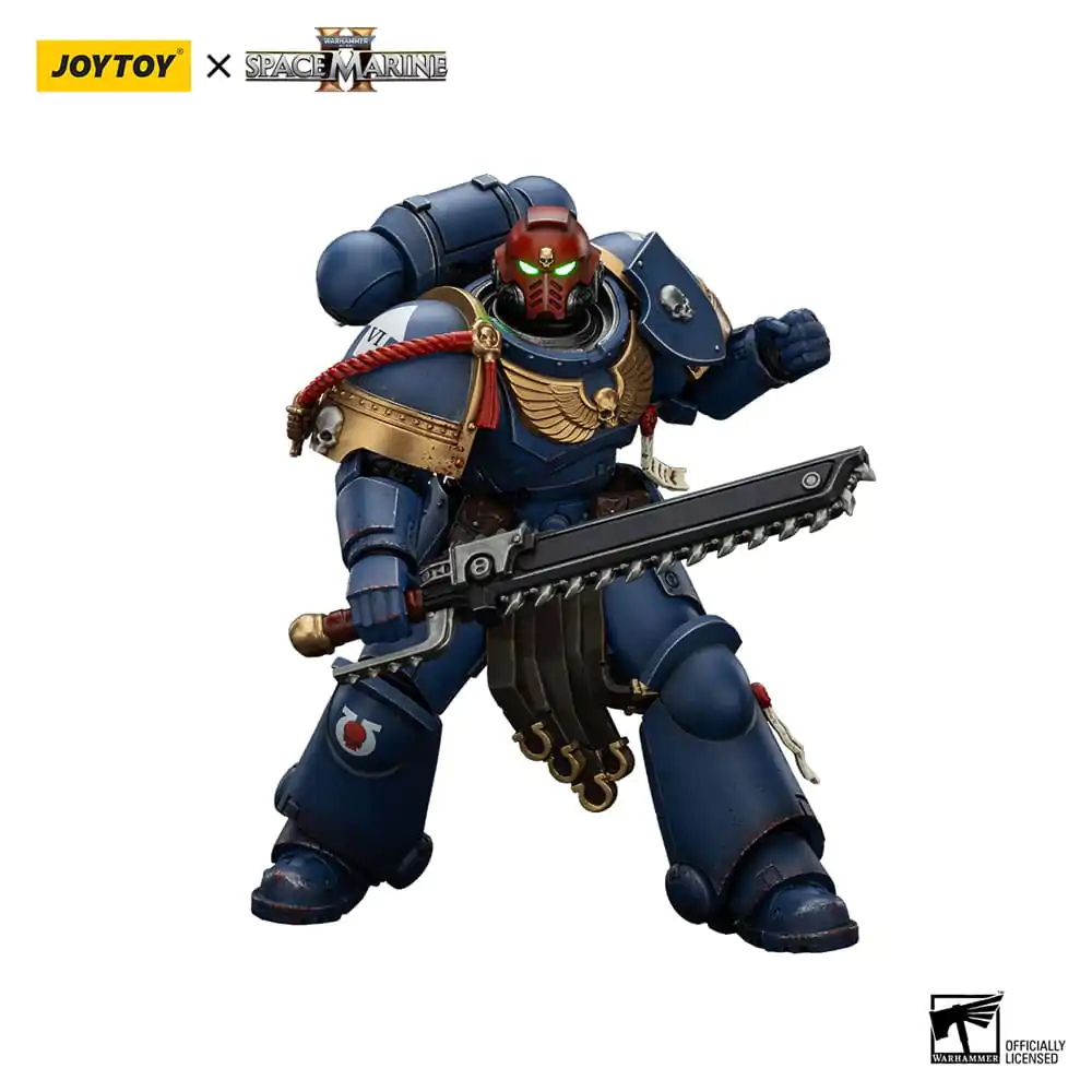 Warhammer 40,000: Space Marine 2 Akční figurka Ultramarines Sergeant Gadriel Collectors Edition 13 cm fotografii produktu