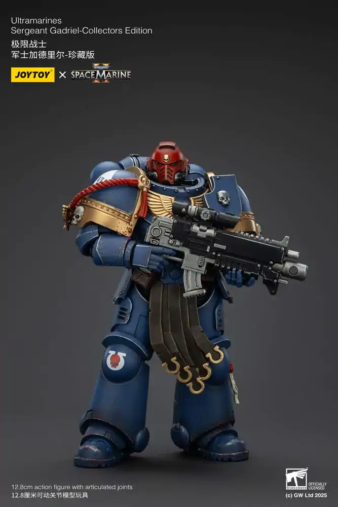 Warhammer 40,000: Space Marine 2 Akční figurka Ultramarines Sergeant Gadriel Collectors Edition 13 cm fotografii produktu