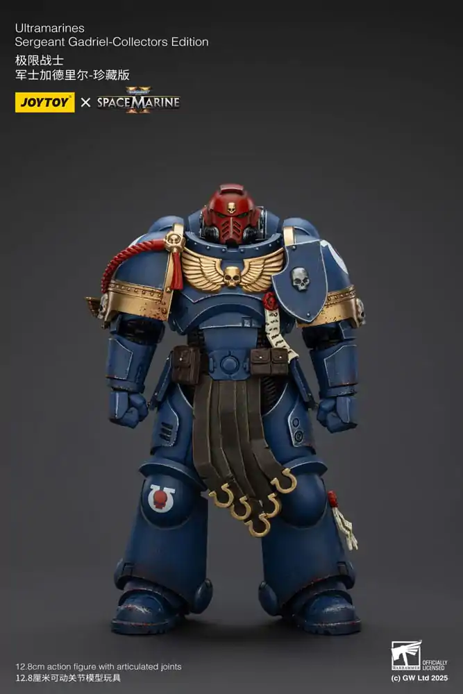 Warhammer 40,000: Space Marine 2 Akční figurka Ultramarines Sergeant Gadriel Collectors Edition 13 cm fotografii produktu