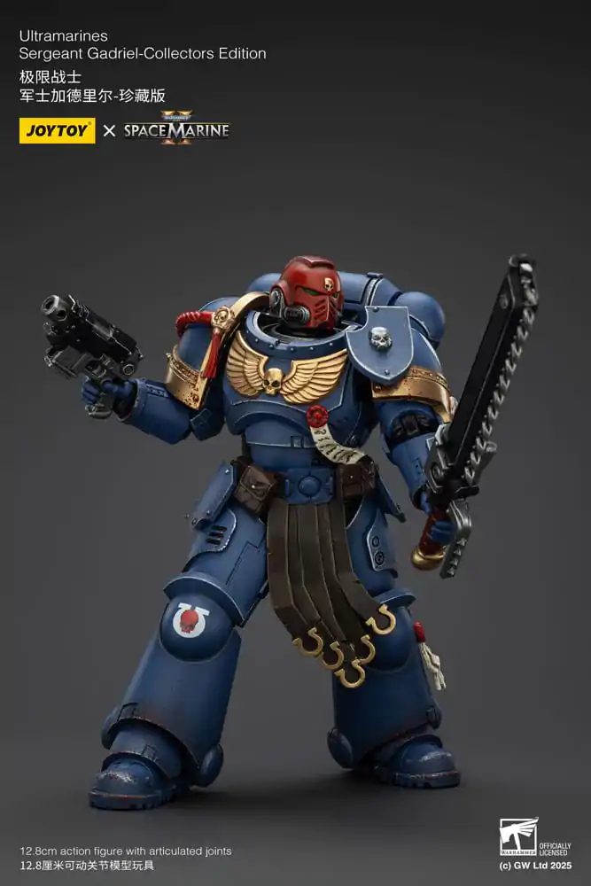 Warhammer 40,000: Space Marine 2 Akční figurka Ultramarines Sergeant Gadriel Collectors Edition 13 cm fotografii produktu