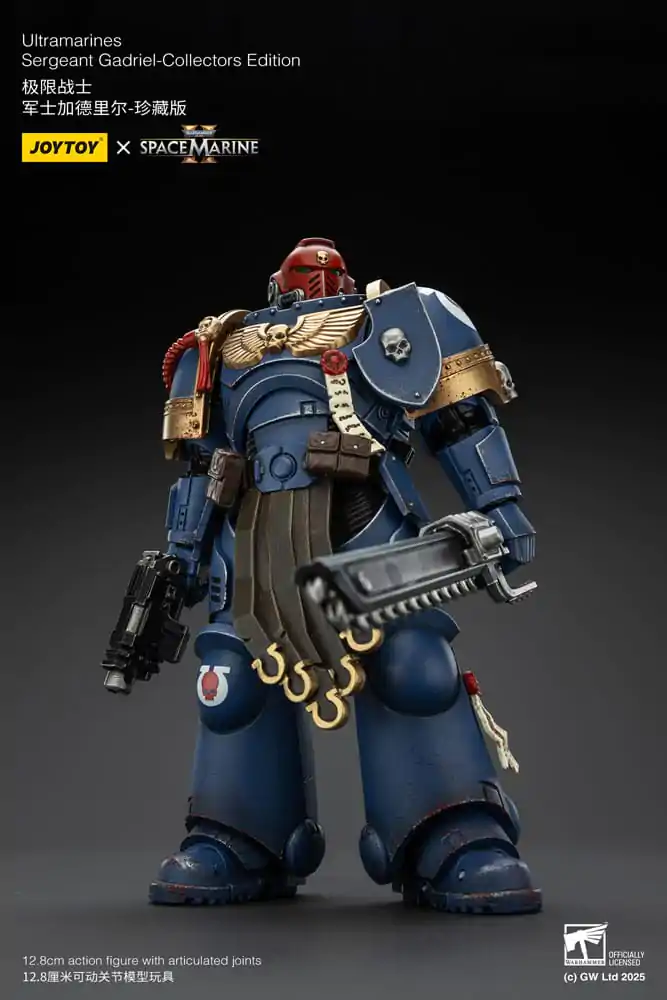 Warhammer 40,000: Space Marine 2 Akční figurka Ultramarines Sergeant Gadriel Collectors Edition 13 cm fotografii produktu