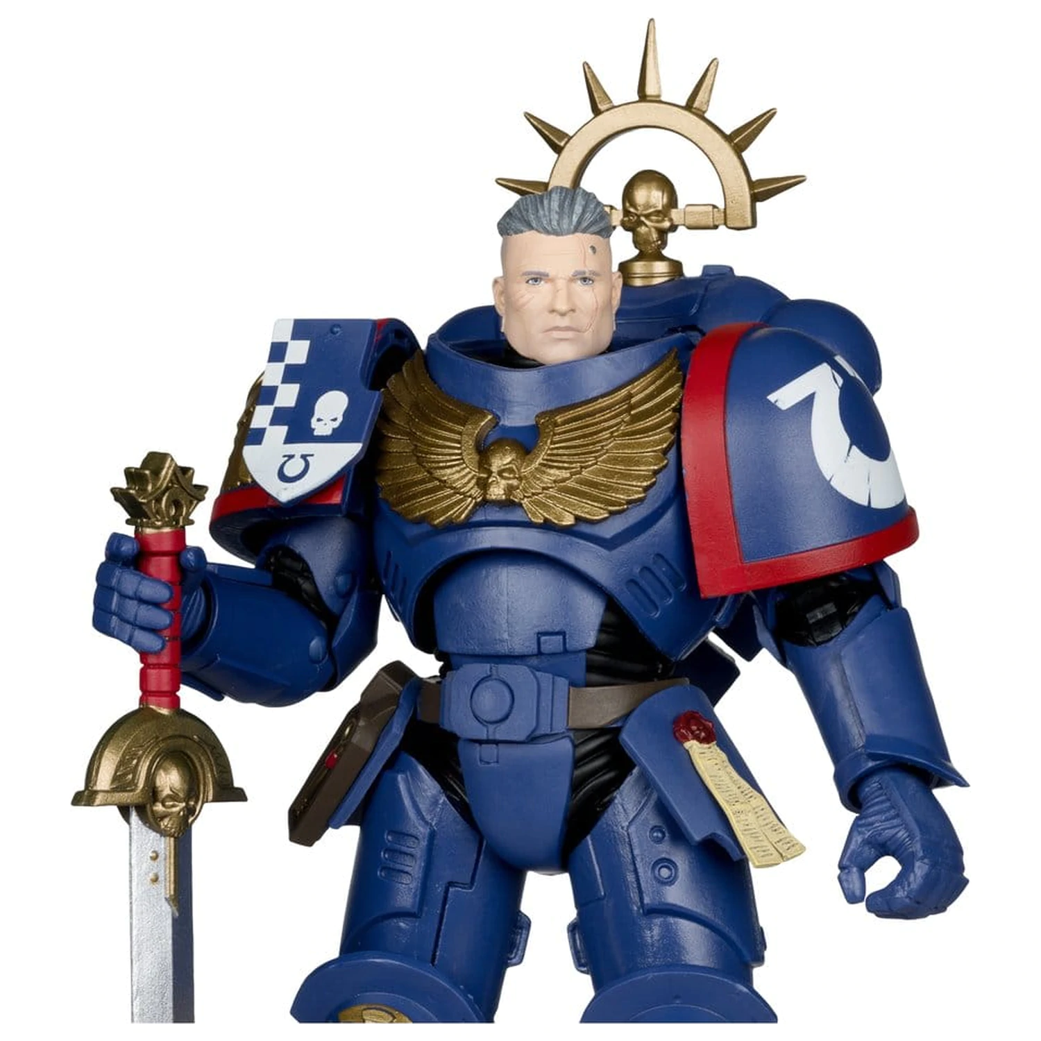 Warhammer 40,000 Total War akční figurka nadporučík 3. roty (Ultramarines) 18 cm fotografii produktu