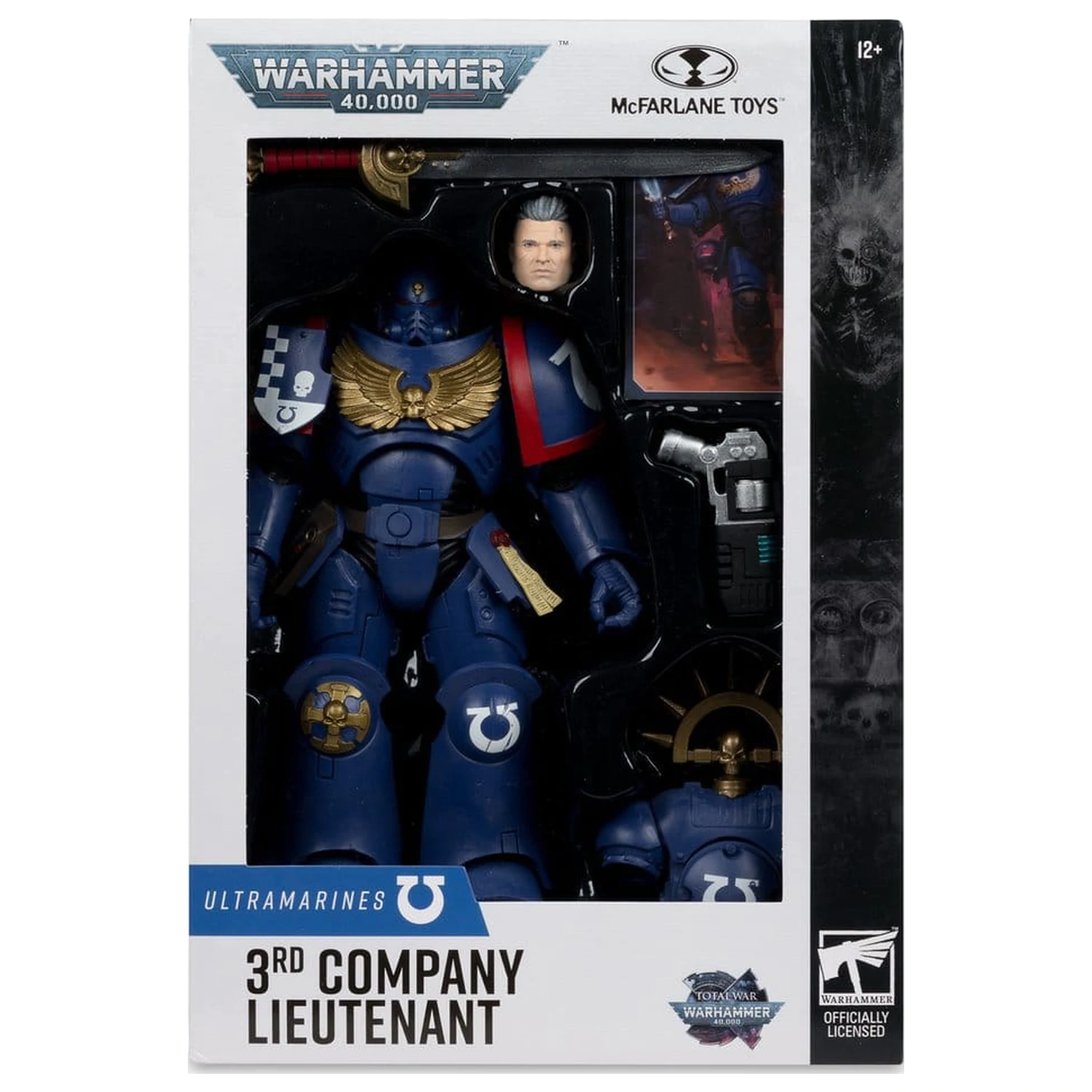 Warhammer 40,000 Total War akční figurka nadporučík 3. roty (Ultramarines) 18 cm fotografii produktu