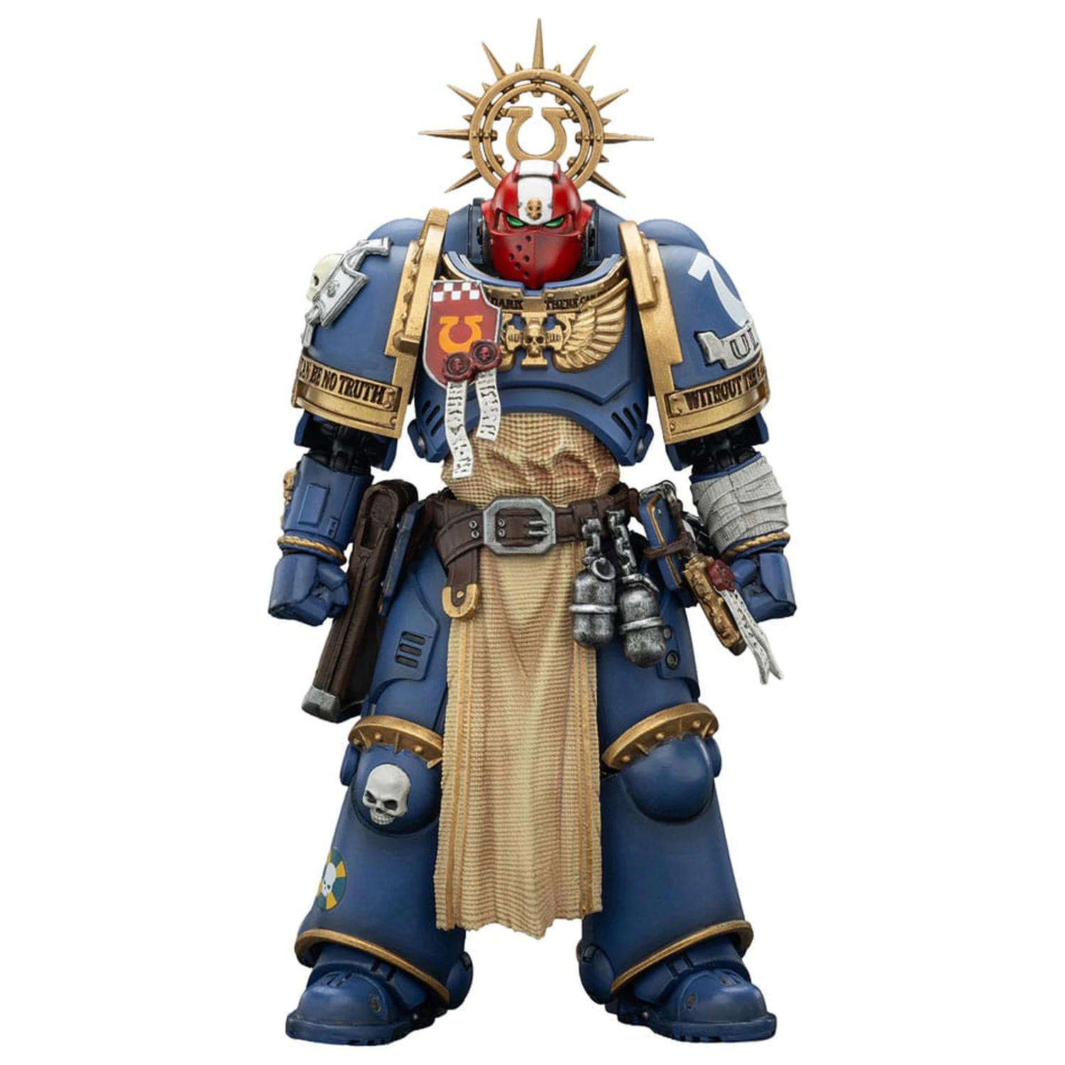 Warhammer 40,000 Akční figurka Ultramarines Metaurus s power sekerou, stormshieldem a plasma pistolí 13 cm fotografii produktu
