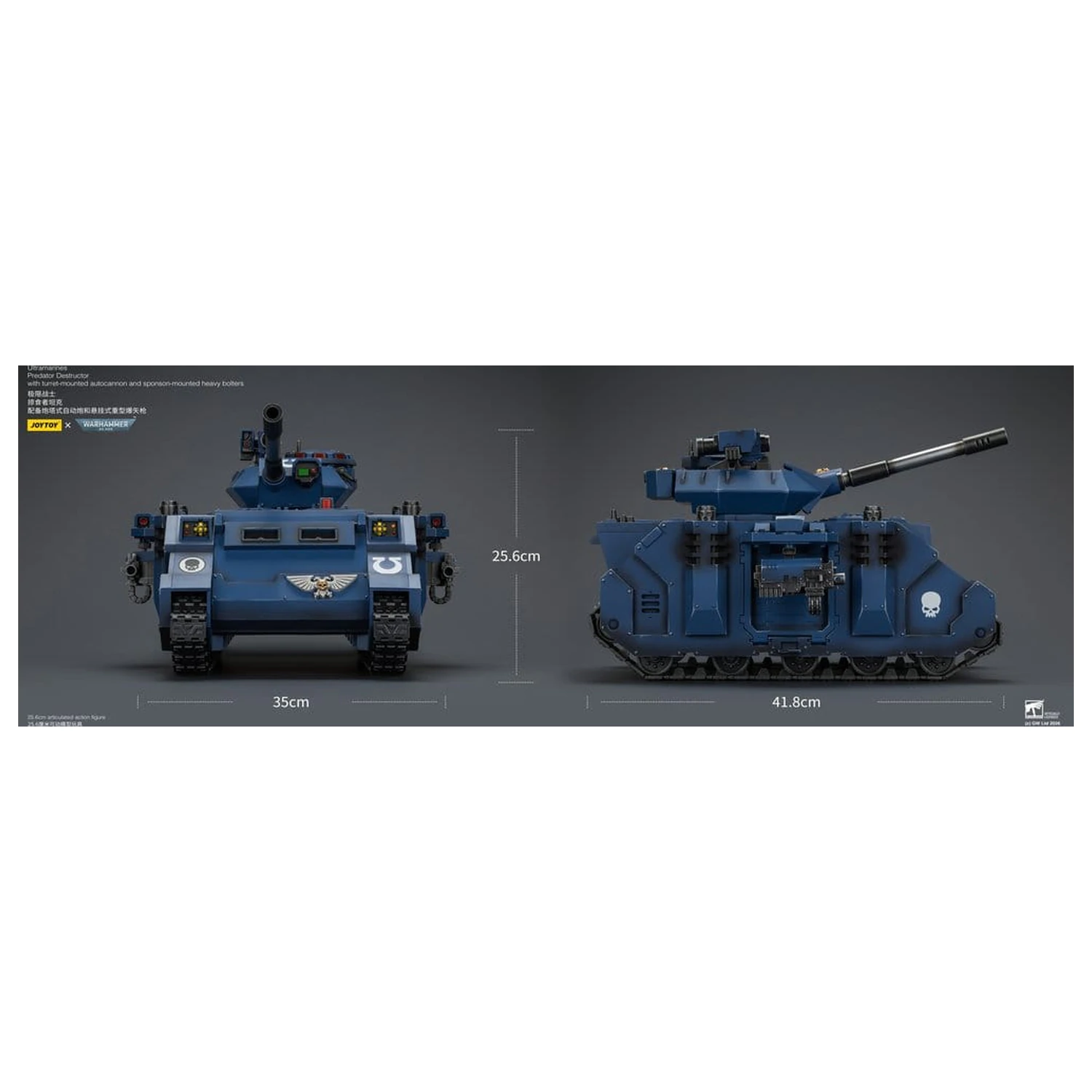 Warhammer 40,000 Vozidlo Ultramarines Predator Destructor 26 cm fotografii produktu