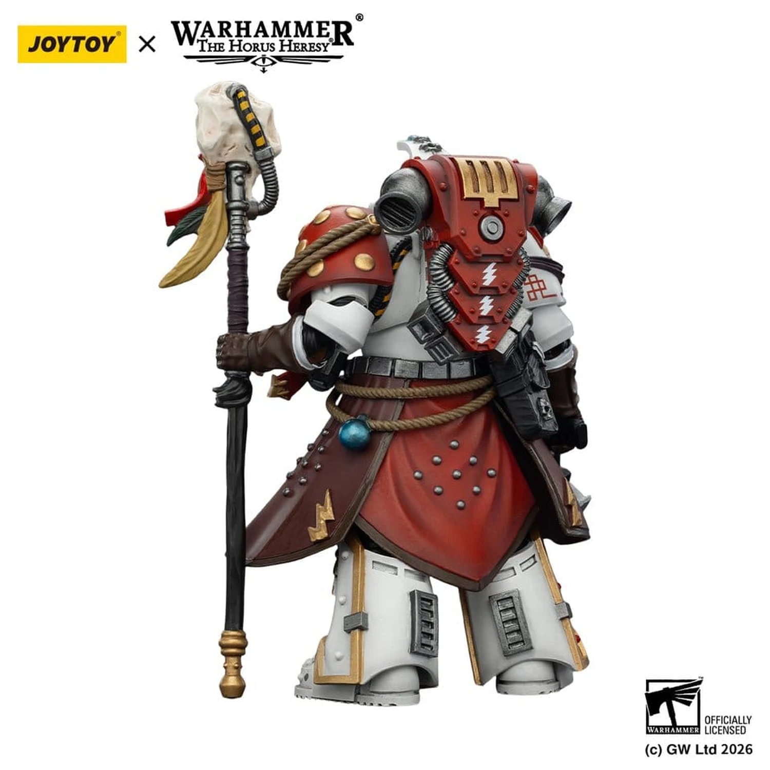 Warhammer 40,000 Akční figurka White Scars Stormseer Consul s Force Staff a Bolt Pistol 12 cm fotografii produktu
