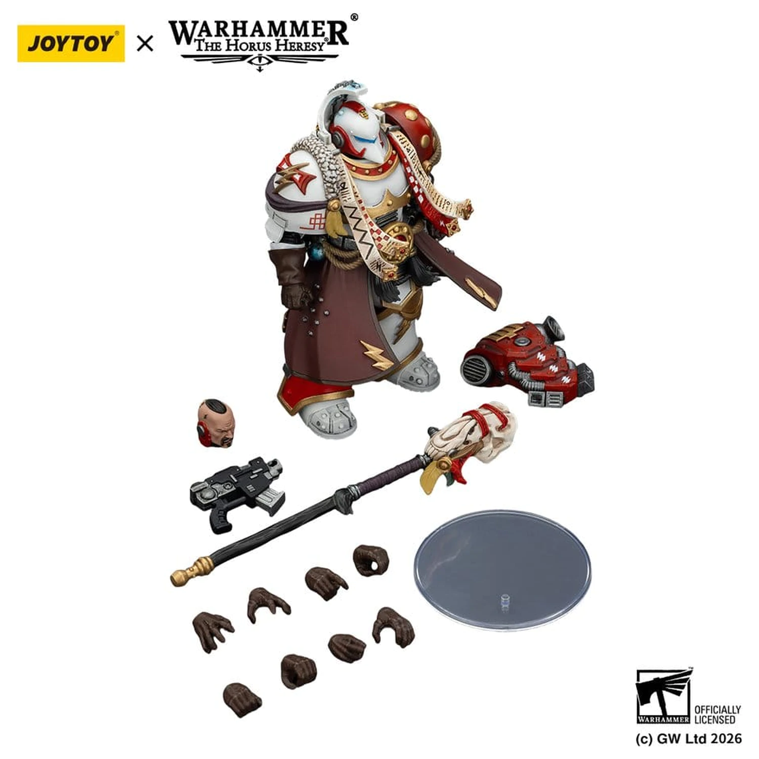 Warhammer 40,000 Akční figurka White Scars Stormseer Consul s Force Staff a Bolt Pistol 12 cm fotografii produktu