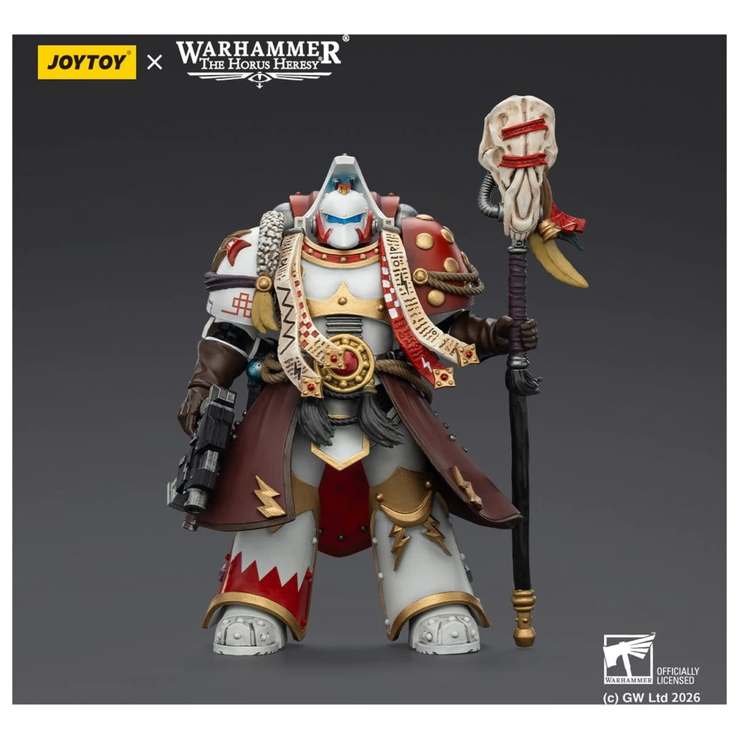 Warhammer 40,000 Akční figurka White Scars Stormseer Consul s Force Staff a Bolt Pistol 12 cm fotografii produktu