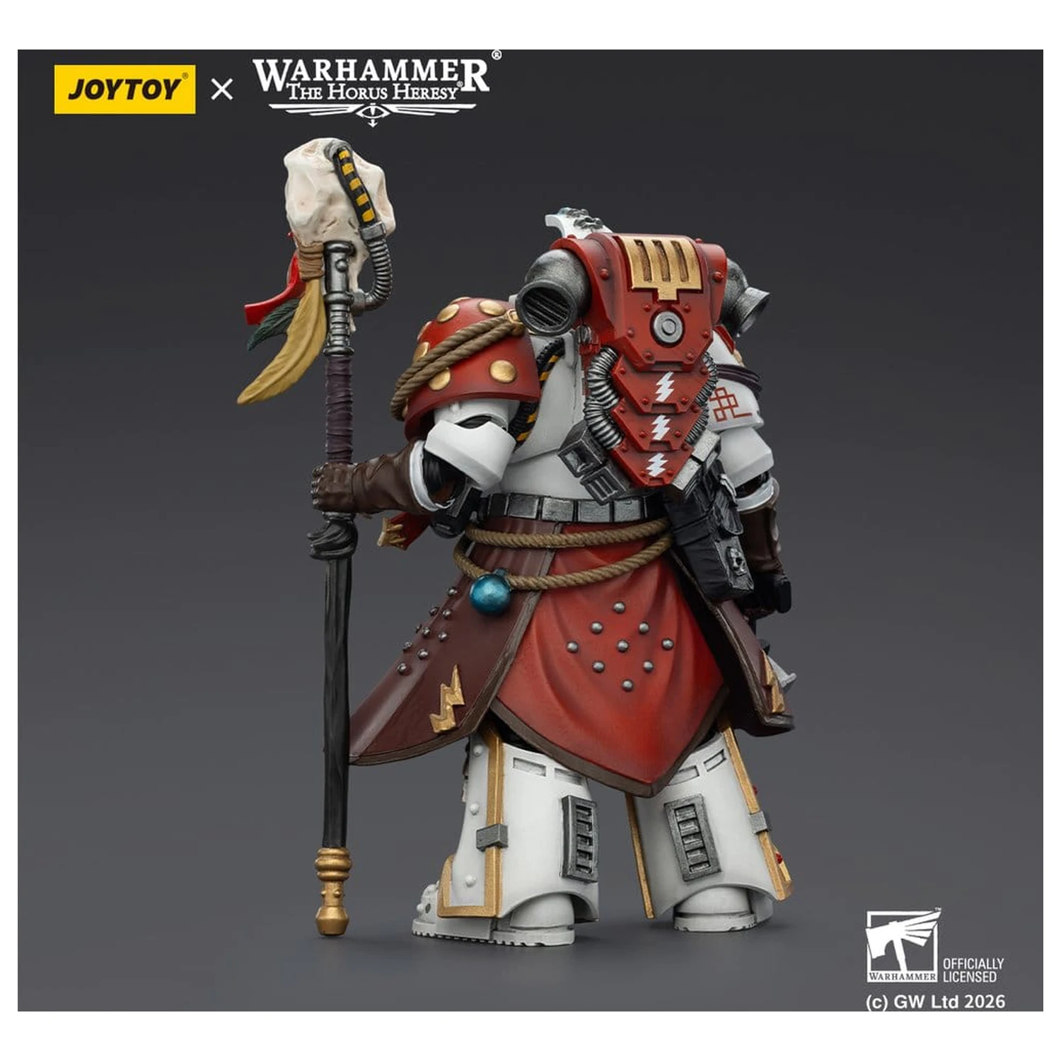 Warhammer 40,000 Akční figurka White Scars Stormseer Consul s Force Staff a Bolt Pistol 12 cm fotografii produktu