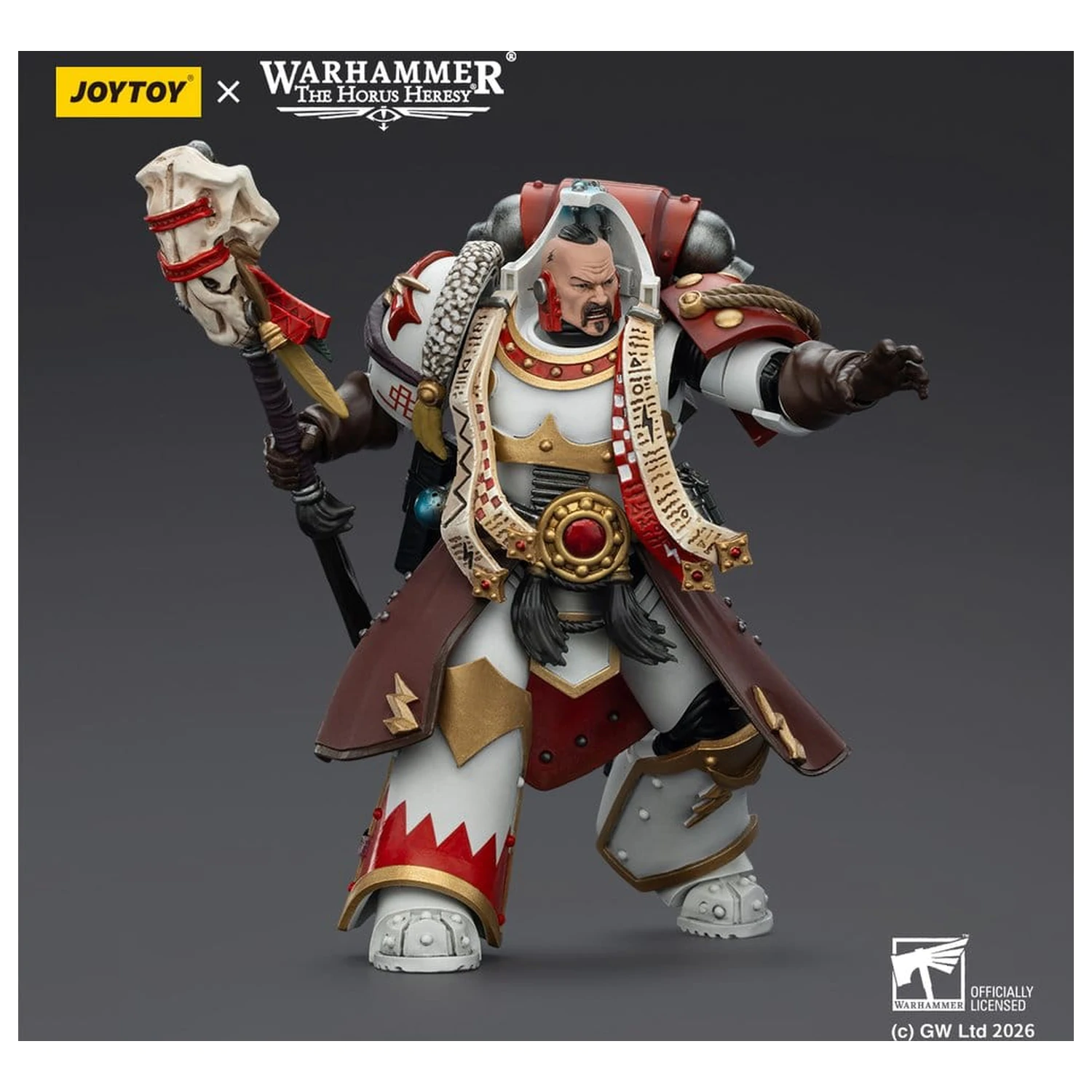 Warhammer 40,000 Akční figurka White Scars Stormseer Consul s Force Staff a Bolt Pistol 12 cm fotografii produktu