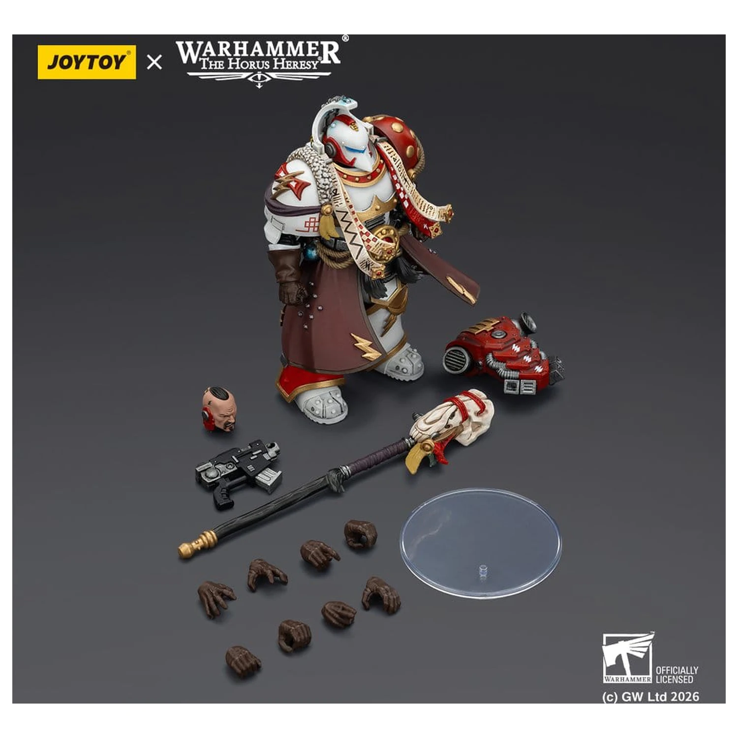 Warhammer 40,000 Akční figurka White Scars Stormseer Consul s Force Staff a Bolt Pistol 12 cm fotografii produktu