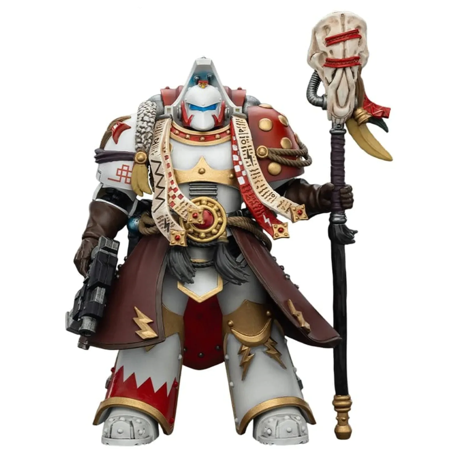 Warhammer 40,000 Akční figurka White Scars Stormseer Consul s Force Staff a Bolt Pistol 12 cm fotografii produktu