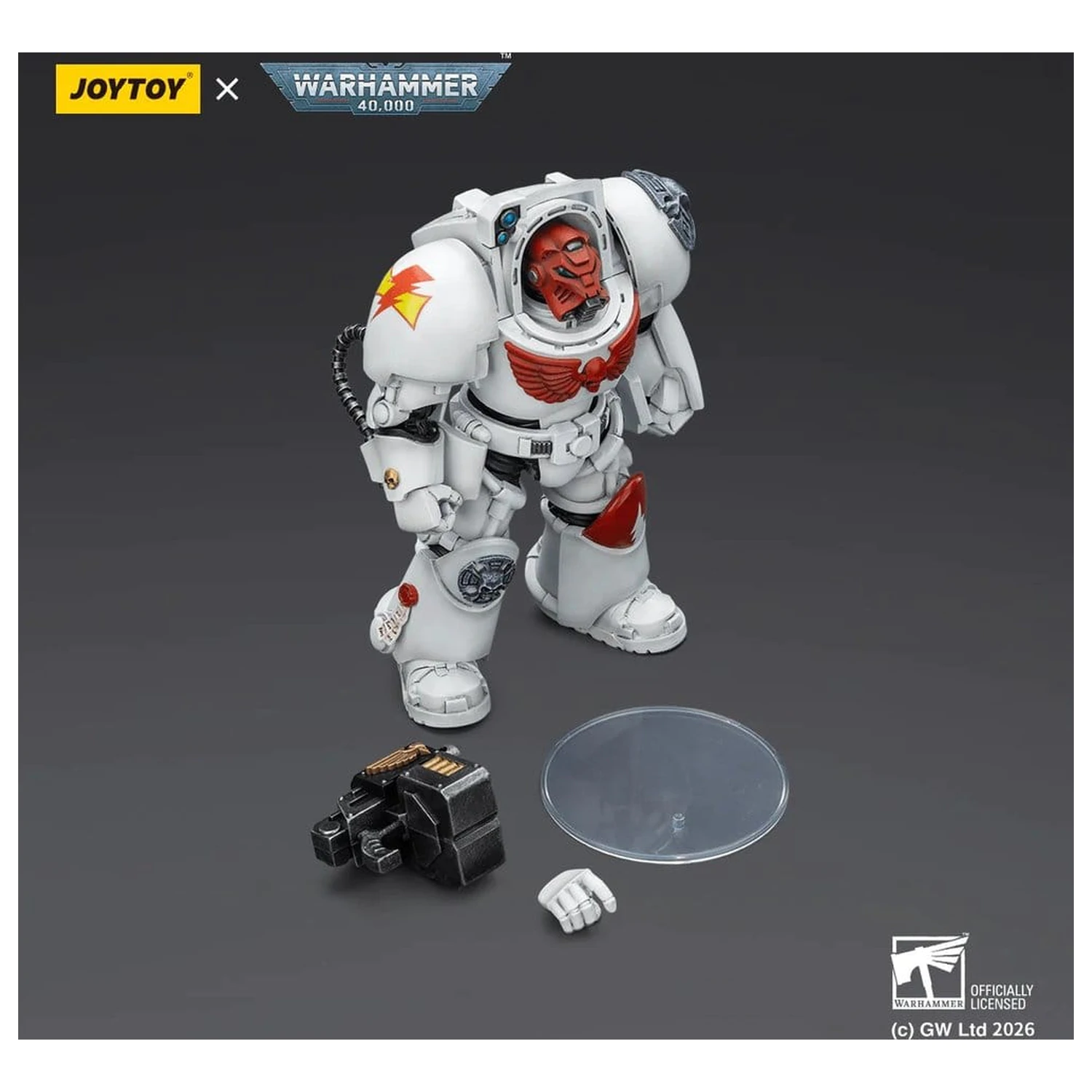 Warhammer 40,000 Akční figurka White Scars Terminator 2 s Power Fist a Storm Bolter 14 cm fotografii produktu