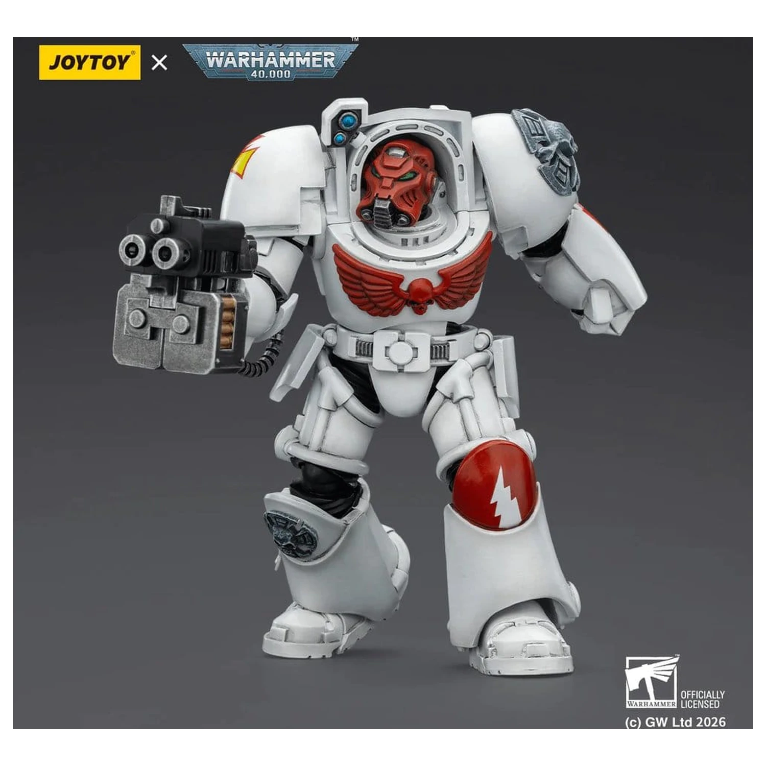 Warhammer 40,000 Akční figurka White Scars Terminator 2 s Power Fist a Storm Bolter 14 cm fotografii produktu