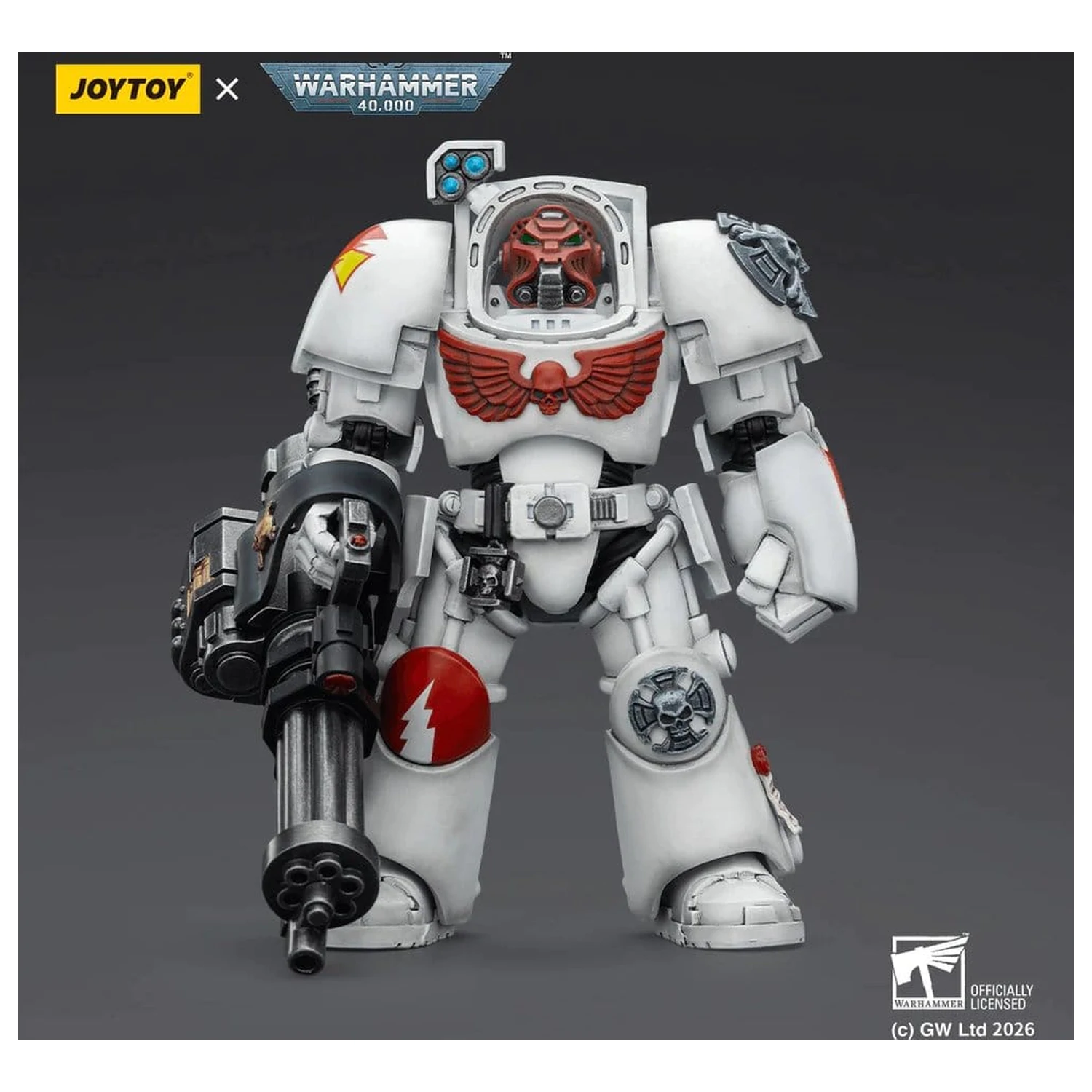 Warhammer 40,000 Akční figurka White Scars Terminator 3 s Power Fistem a Assault Cannon 14 cm fotografii produktu