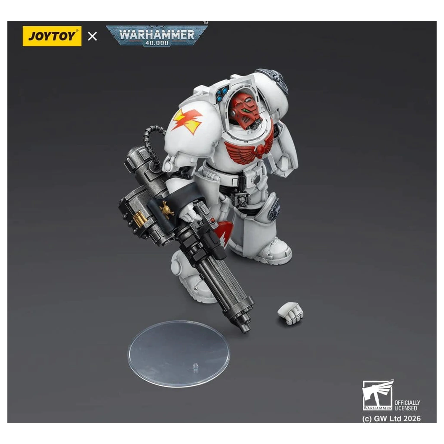 Warhammer 40,000 Akční figurka White Scars Terminator 3 s Power Fistem a Assault Cannon 14 cm fotografii produktu
