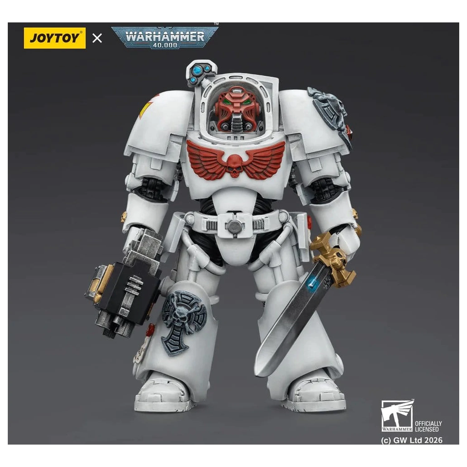 Warhammer 40,000 Akční figurka White Scars Terminator 1 s Power Sword a Storm Bolter 14 cm fotografii produktu