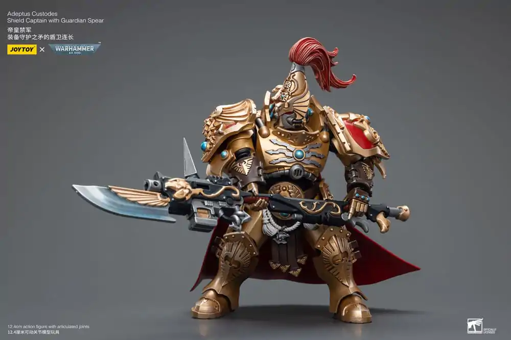 Warhammer 40k Akční Figurka 1/18 Adeptus Custodes Shield Captain s Guardian Spear 12 cm fotografii produktu