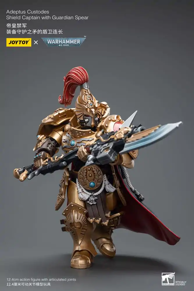 Warhammer 40k Akční Figurka 1/18 Adeptus Custodes Shield Captain s Guardian Spear 12 cm fotografii produktu