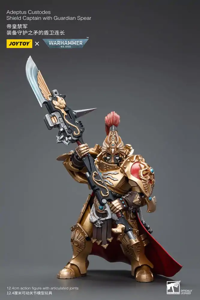 Warhammer 40k Akční Figurka 1/18 Adeptus Custodes Shield Captain s Guardian Spear 12 cm fotografii produktu