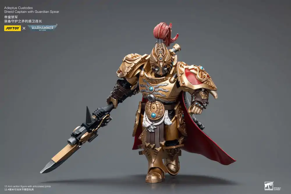 Warhammer 40k Akční Figurka 1/18 Adeptus Custodes Shield Captain s Guardian Spear 12 cm fotografii produktu