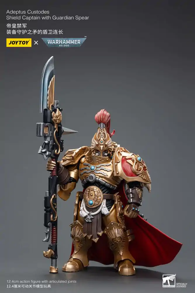 Warhammer 40k Akční Figurka 1/18 Adeptus Custodes Shield Captain s Guardian Spear 12 cm fotografii produktu