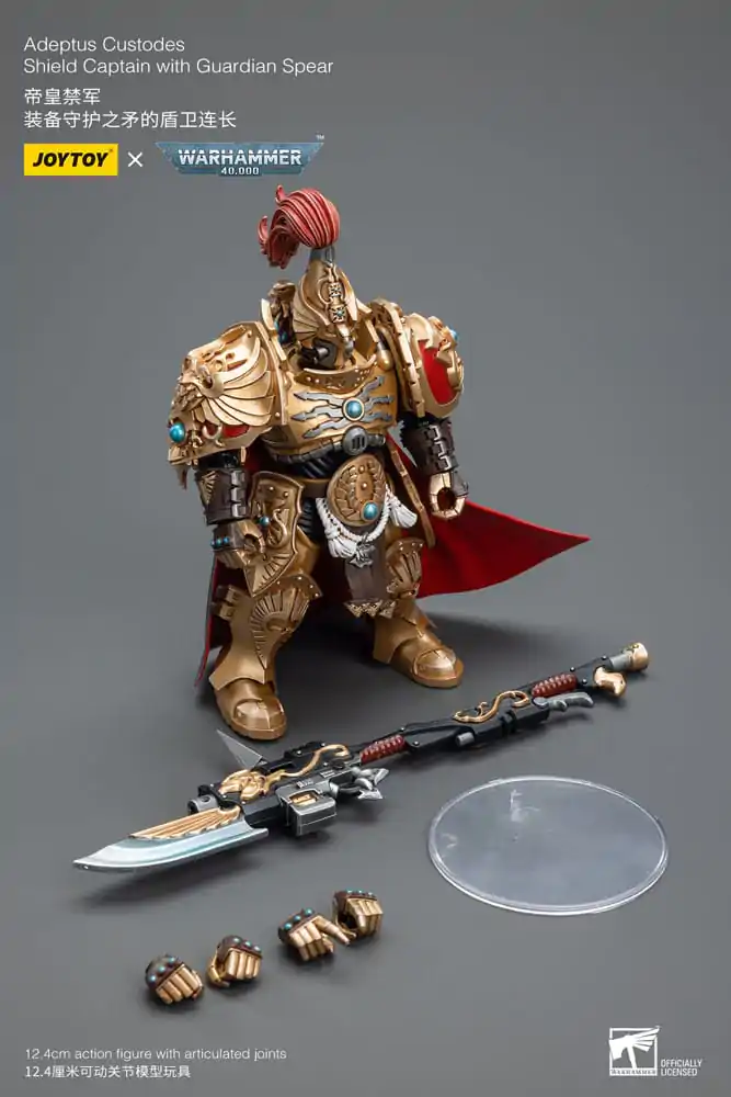 Warhammer 40k Akční Figurka 1/18 Adeptus Custodes Shield Captain s Guardian Spear 12 cm fotografii produktu