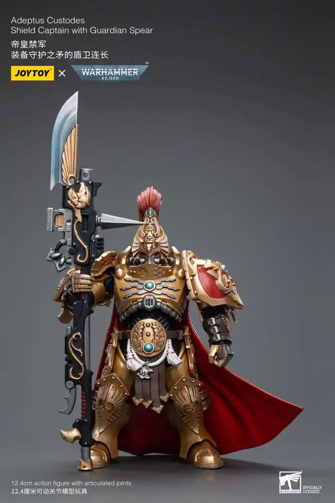 Warhammer 40k Akční Figurka 1/18 Adeptus Custodes Shield Captain s Guardian Spear 12 cm fotografii produktu