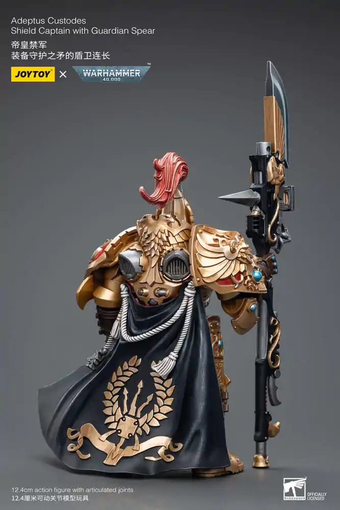 Warhammer 40k Akční Figurka 1/18 Adeptus Custodes Shield Captain s Guardian Spear 12 cm fotografii produktu