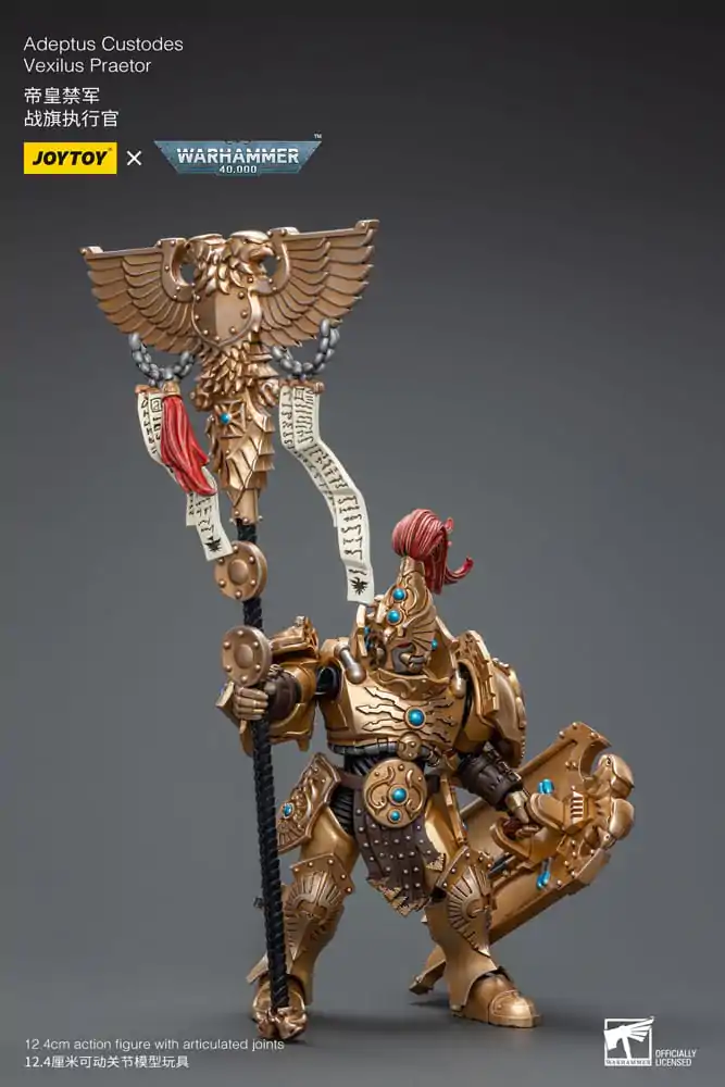 Akční figurka Warhammer 40k 1/18 Adeptus Custodes Vexilus Praetor fotografii produktu