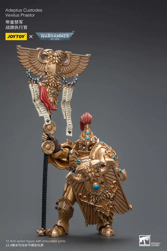 Akční figurka Warhammer 40k 1/18 Adeptus Custodes Vexilus Praetor fotografii produktu