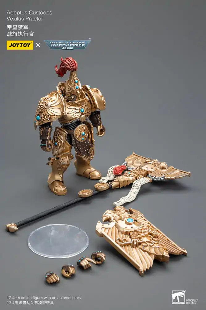 Akční figurka Warhammer 40k 1/18 Adeptus Custodes Vexilus Praetor fotografii produktu