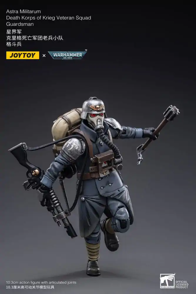 Warhammer 40k Akční figurka 1/18 Astra Militarum Death Korps of Krieg Veteran Squad Guardsman 11 cm fotografii produktu