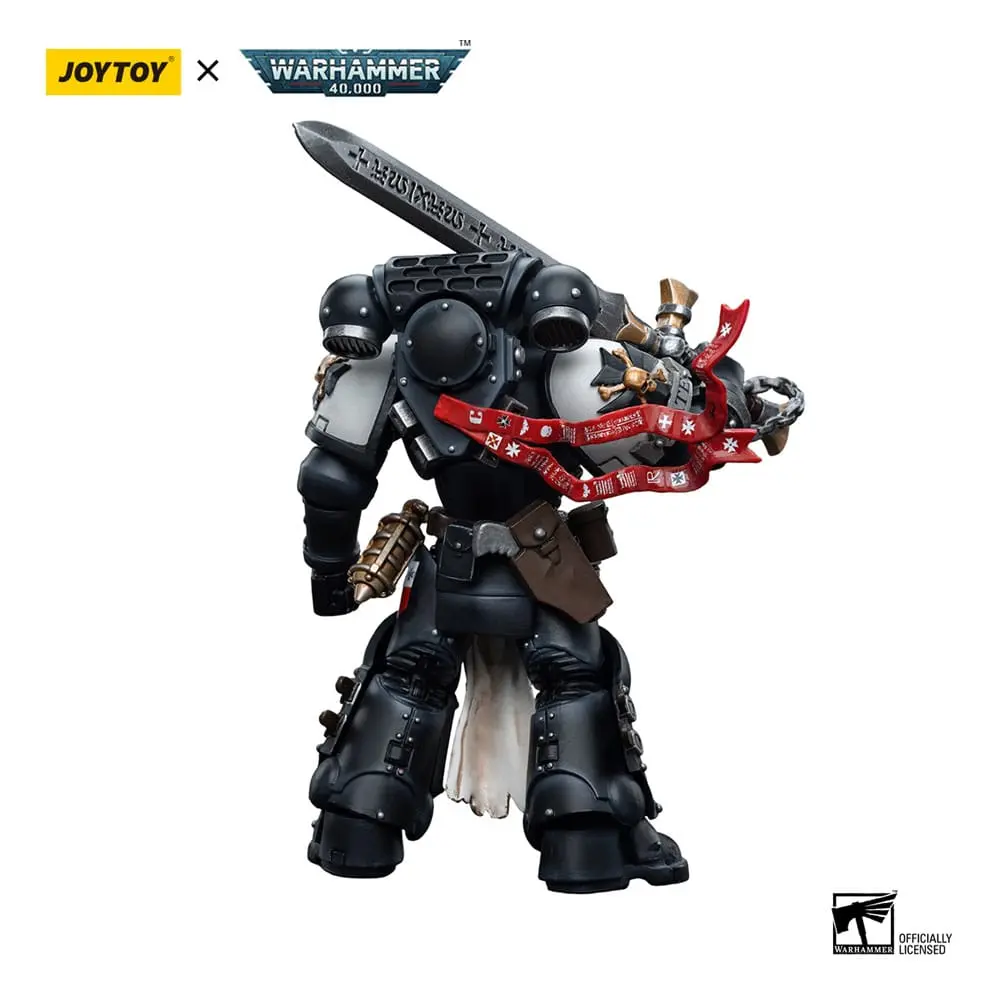 Akční figurka Warhammer 40k 1/18 Black Templars Emperor's Champion Bayard's Revenge 12 cm fotografii produktu