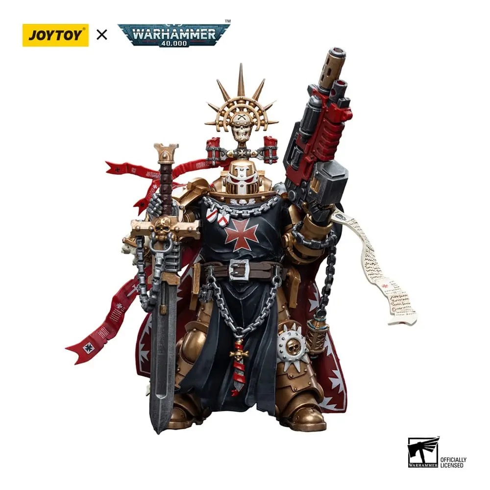 Warhammer 40k akční figurka 1/18 Black Templars High Marshal Helbrecht 12 cm fotografii produktu