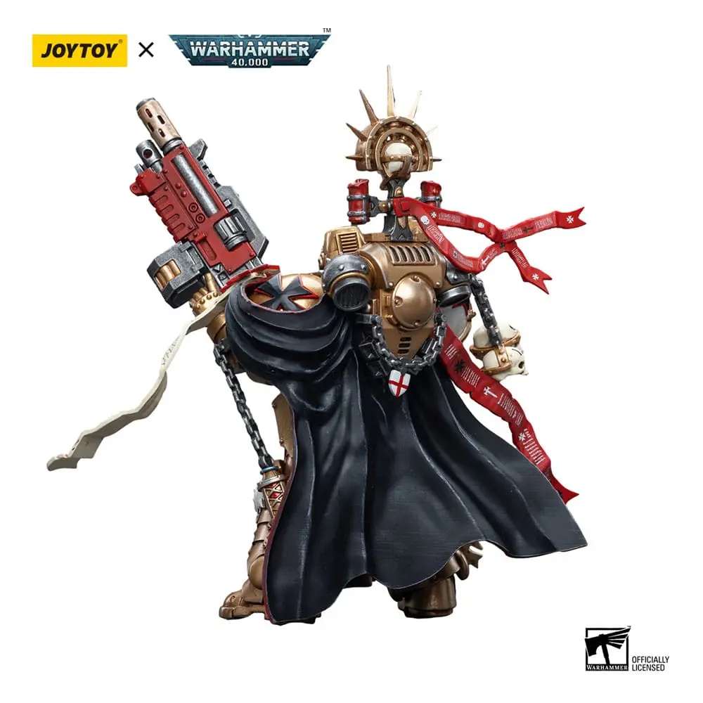 Warhammer 40k akční figurka 1/18 Black Templars High Marshal Helbrecht 12 cm fotografii produktu