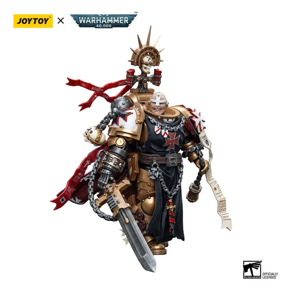 Warhammer 40k akční figurka 1/18 Black Templars High Marshal Helbrecht 12 cm fotografii produktu