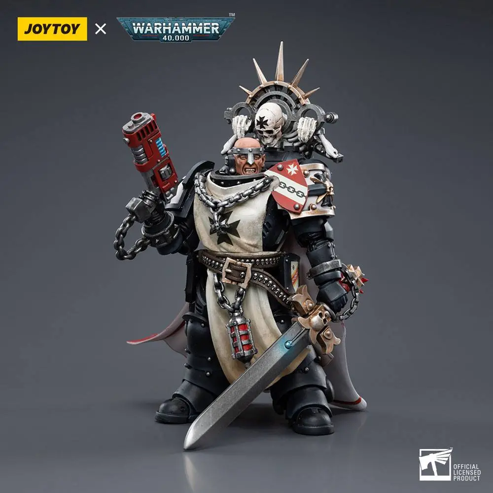 Warhammer 40k akční figurka 1/18 Black Templars Marshal Baldeckrath 12 cm fotografii produktu