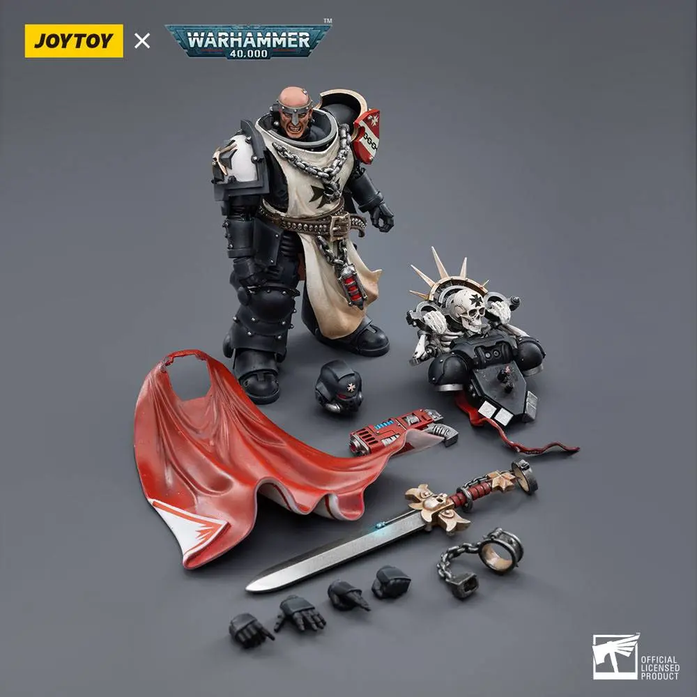 Warhammer 40k akční figurka 1/18 Black Templars Marshal Baldeckrath 12 cm fotografii produktu