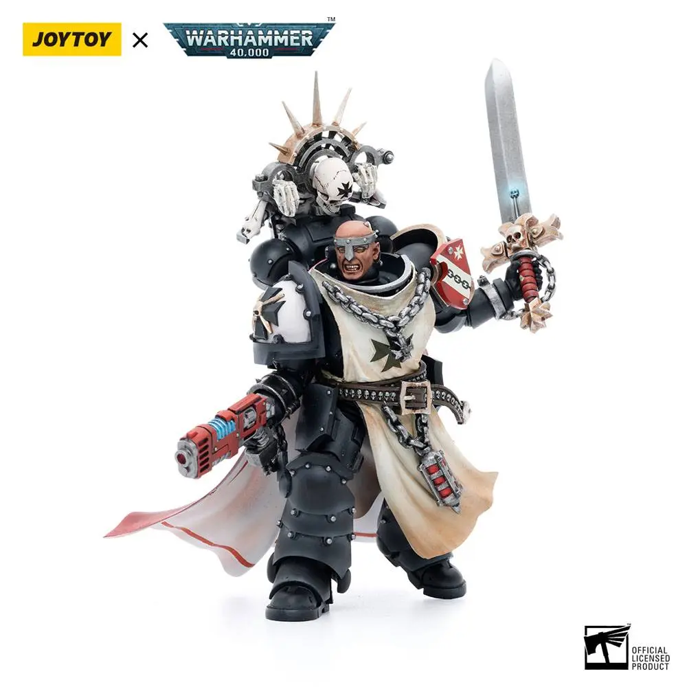 Warhammer 40k akční figurka 1/18 Black Templars Marshal Baldeckrath 12 cm fotografii produktu