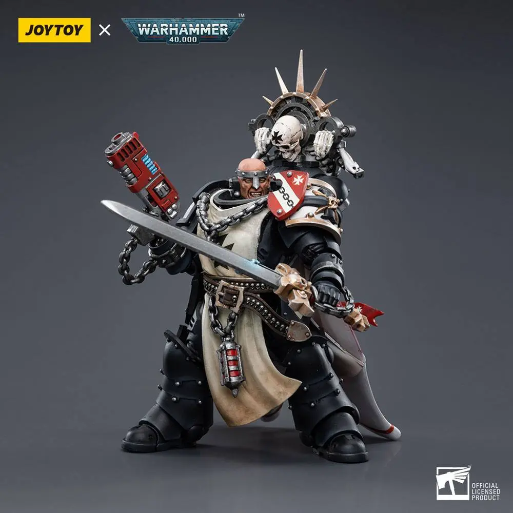 Warhammer 40k akční figurka 1/18 Black Templars Marshal Baldeckrath 12 cm fotografii produktu