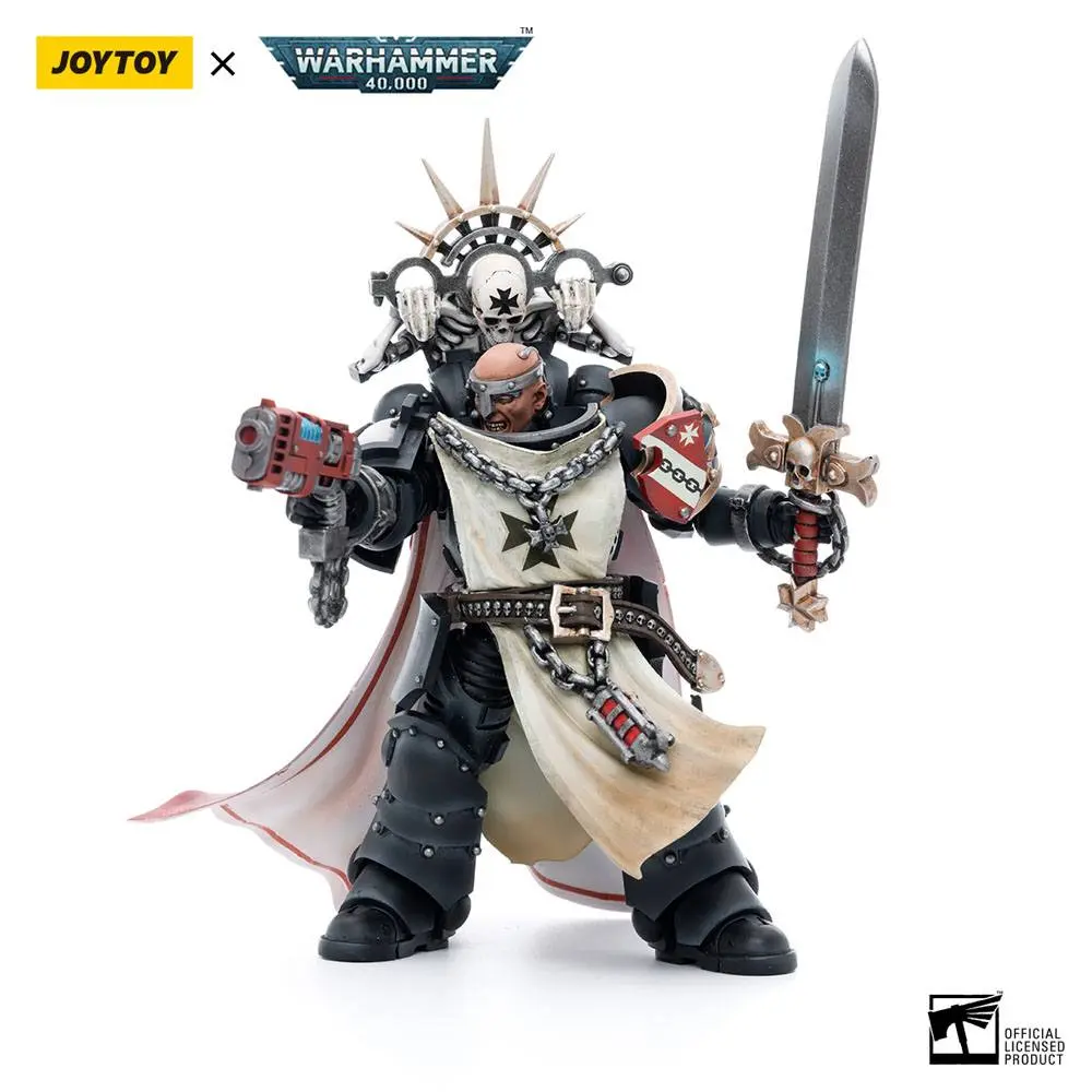 Warhammer 40k akční figurka 1/18 Black Templars Marshal Baldeckrath 12 cm fotografii produktu
