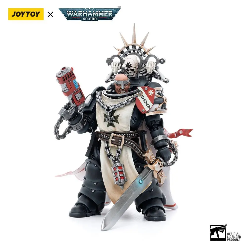 Warhammer 40k akční figurka 1/18 Black Templars Marshal Baldeckrath 12 cm fotografii produktu